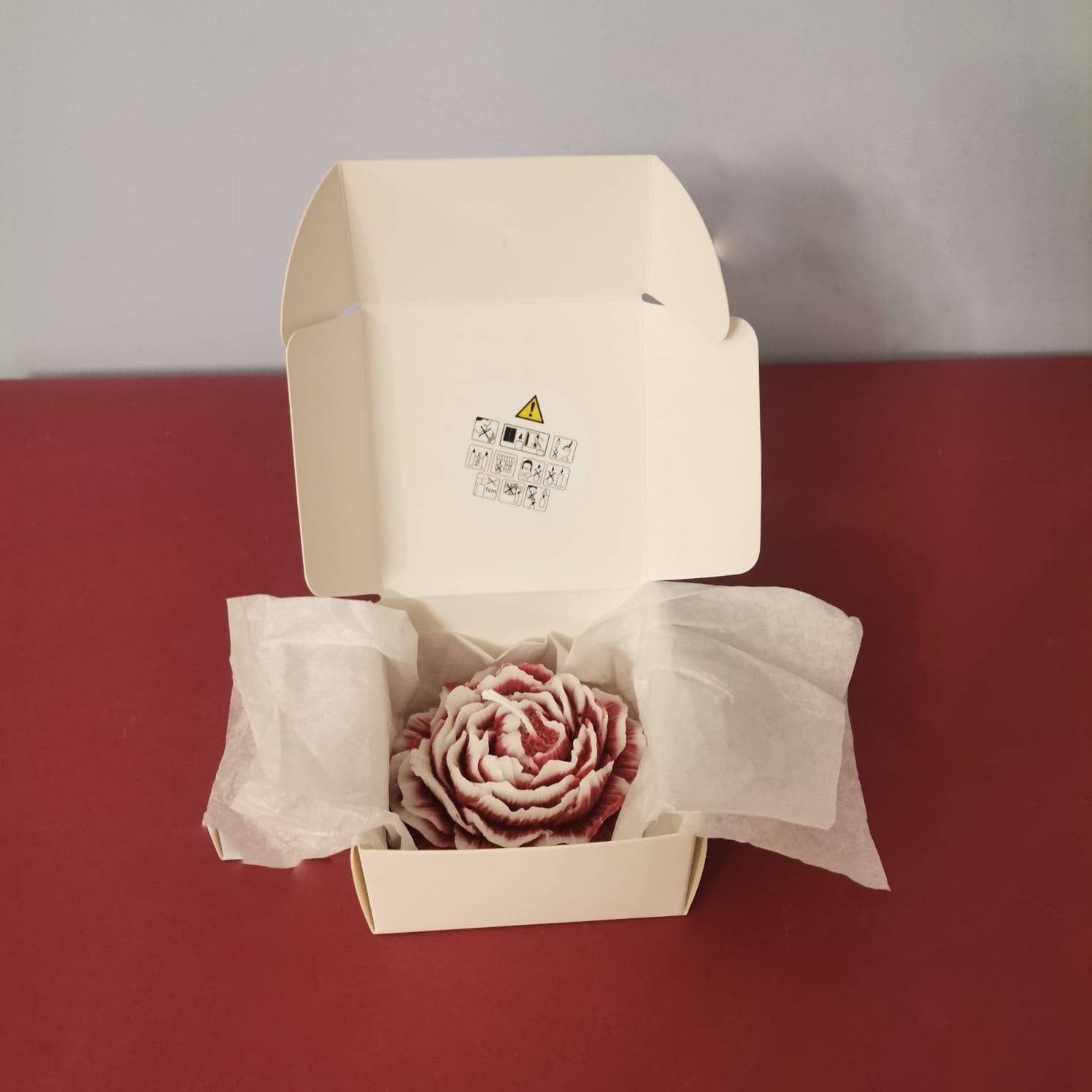 FUNDAYBIO - Wholesale Novelty Candle - 67g Vegetable Rose Decorative Candle5