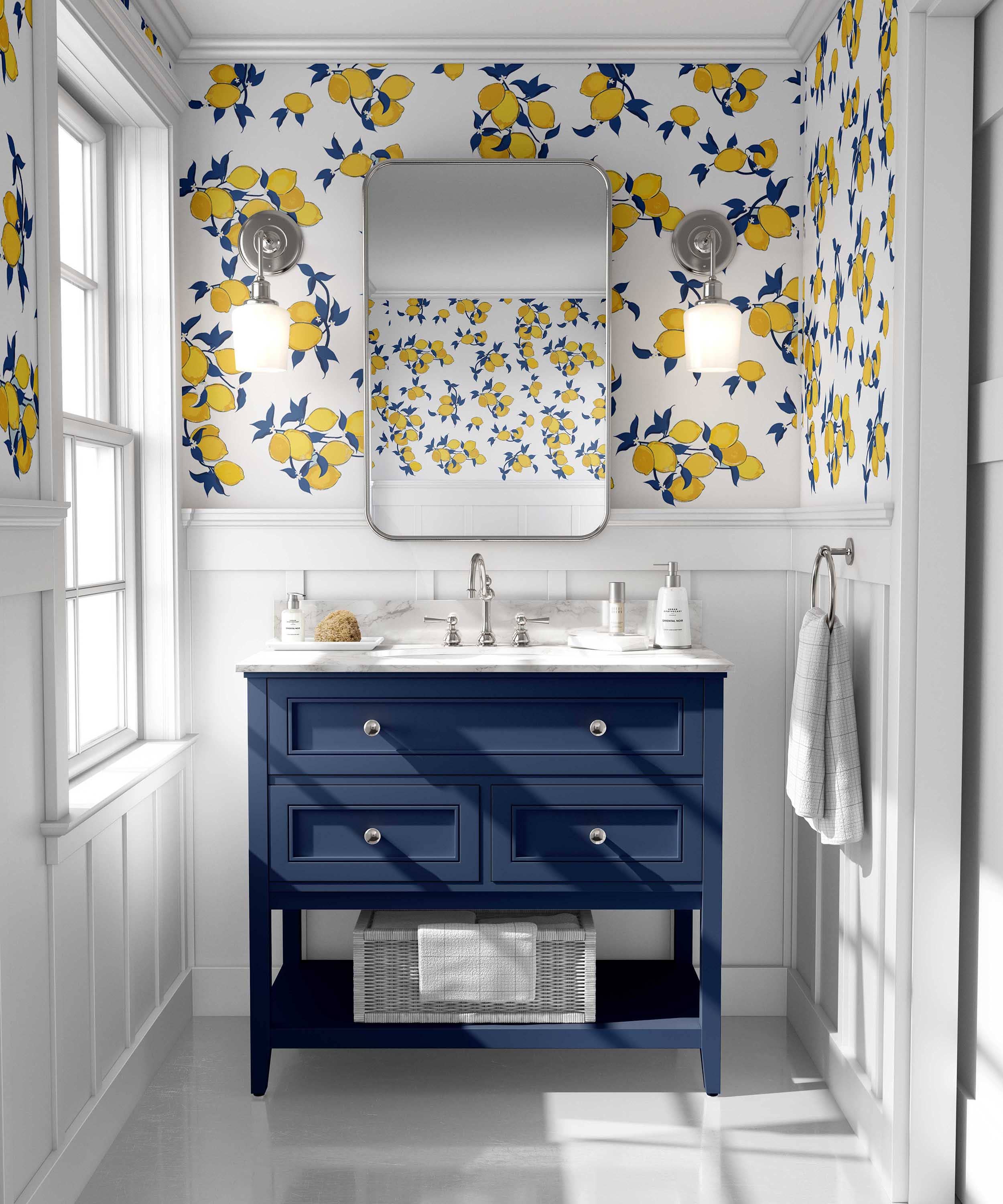 Cate Paper Co. - Wholesale Wallpaper - Lemon wallpaper decals peel-and-stick2