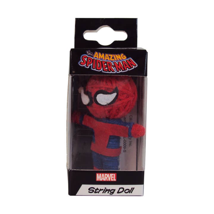 Porte-clés Poupée en Ficelle - Spider-Man Marvel Comic Ornement Mignon pour la vente par Square Deal Recordings & Supplies