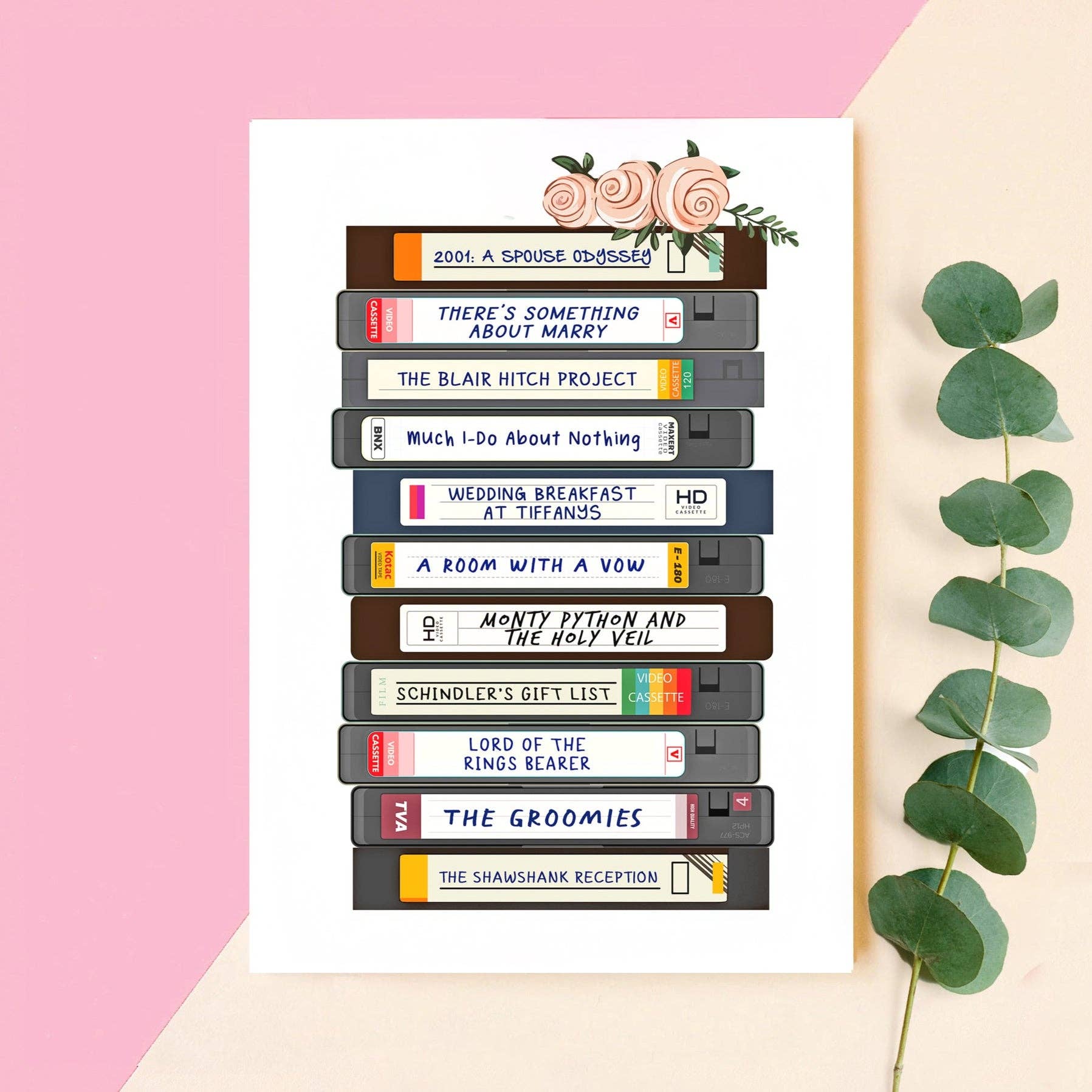 Of Life & Lemons - Vente Faire-part de mariage - Carte de mariage avec des jeux de mots de films amusants1