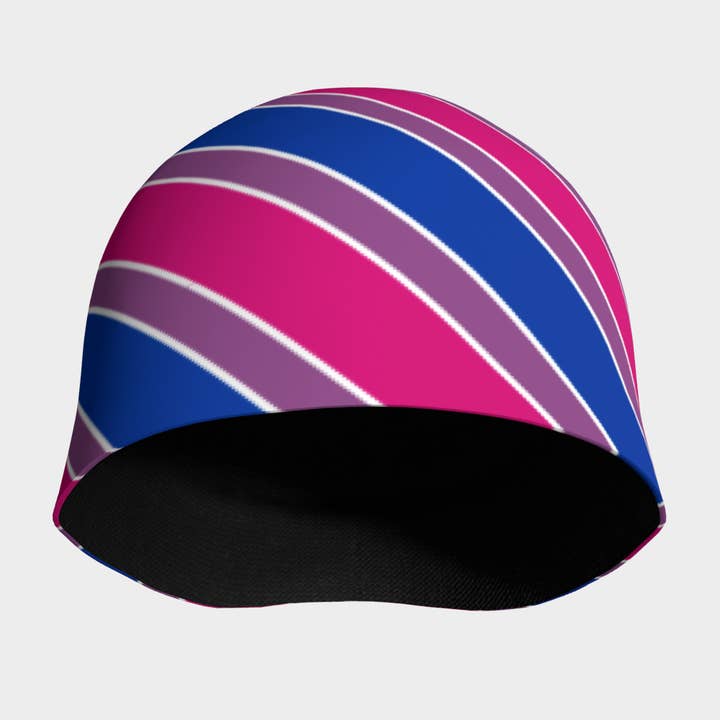 Ninja Ferret Art - Wholesale Beanie - Unisex - Bisexual Candycane Striped Beanie