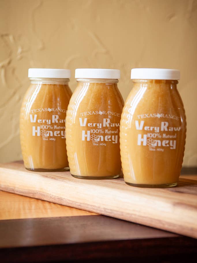 Miel très cru du Texas. Miel à la crème fouettée. Miel pur. pour la vente par Chloemason Soap Company