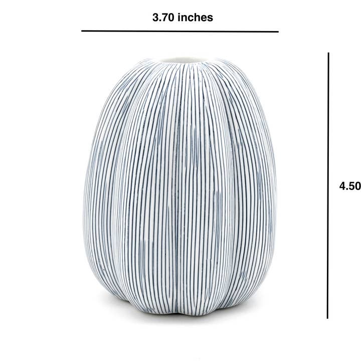 Art Floral Trading LLC - Wholesale Candle Holder - C1348W27 PUMPKIN TAPER CANDLE HOLDER S-Porcelain Ceramic1