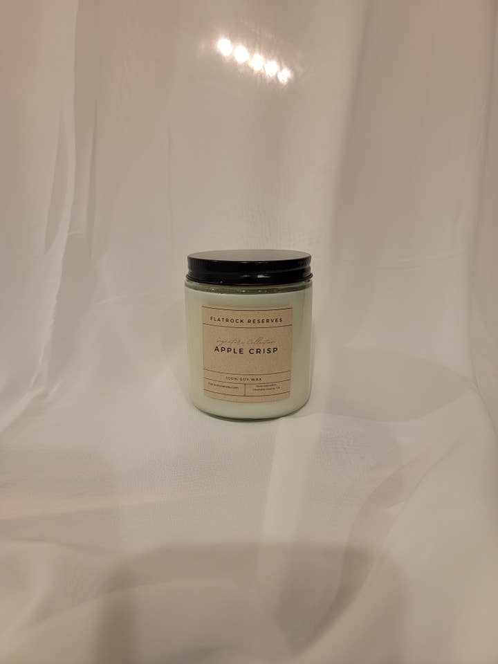 Apple Crisp 8 oz. Candle for wholesale by Flatrock Reserves