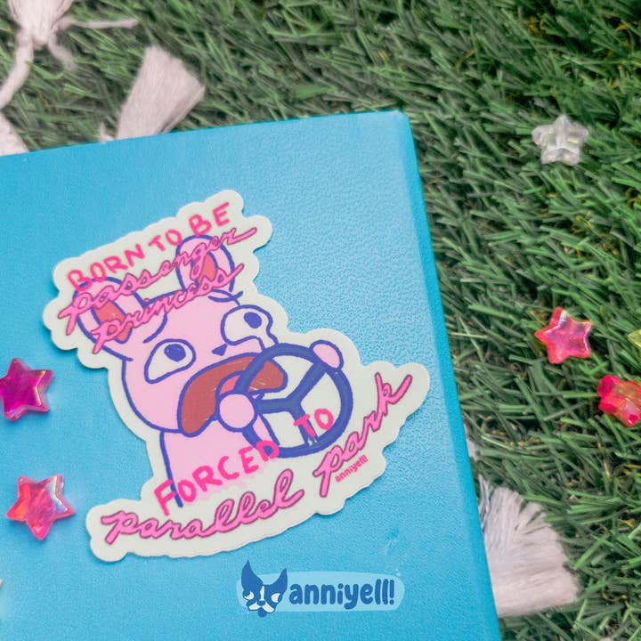 passenger princess Die-Cut Sticker for wholesale by anniyell