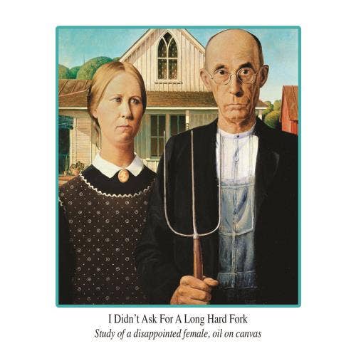 EMOTIONAL RESCUE - Wholesale Everyday Greeting Card - Brushed Issues Birthday Card Fork