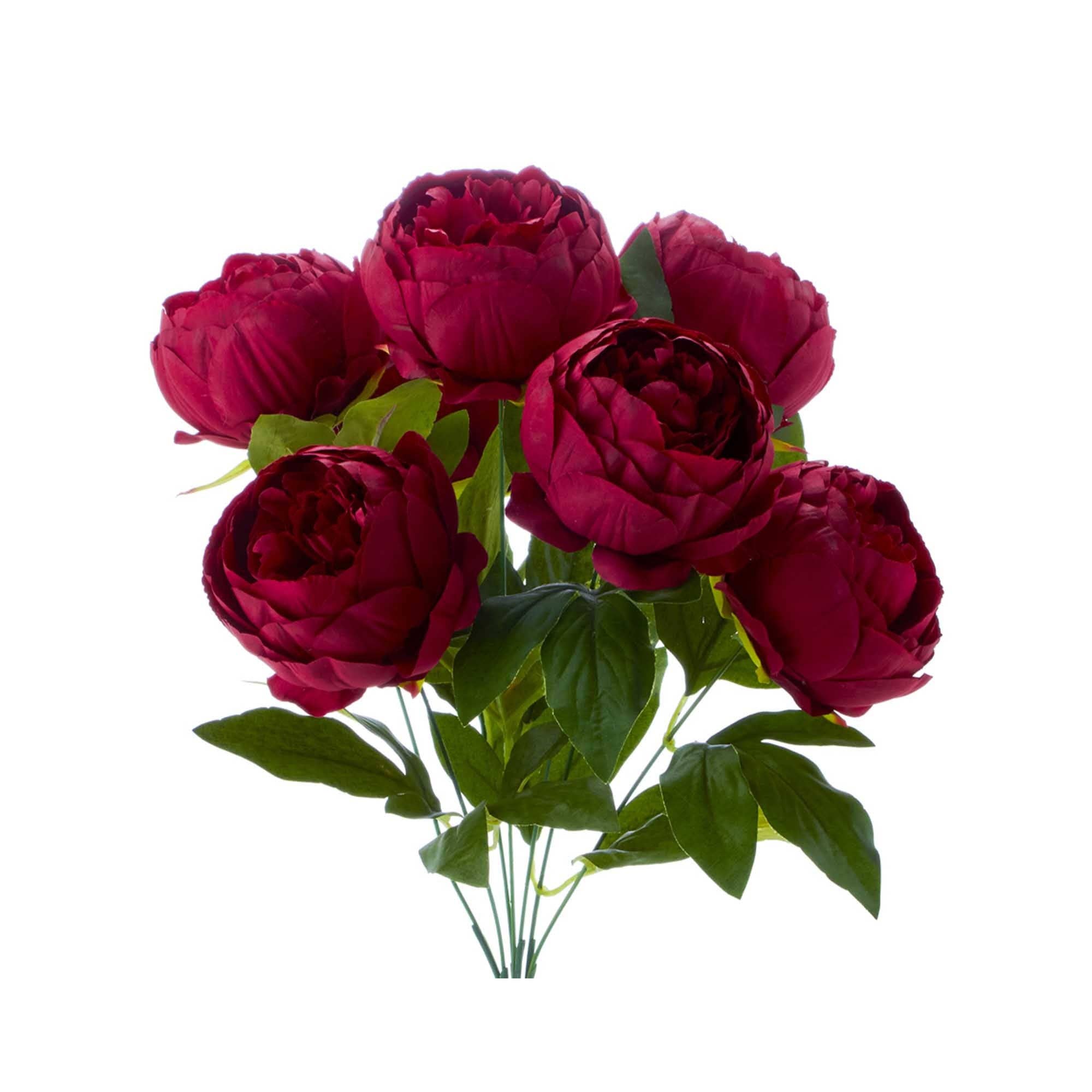Artificial English Rose- Burgundy for wholesale on Faire0