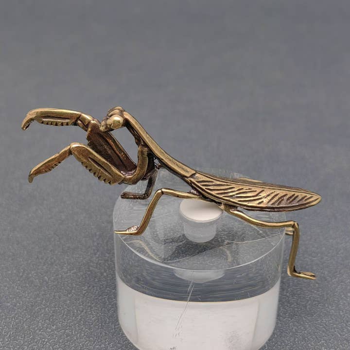 Mio Queena - Wholesale Decorative Tabletop Object - Brass Mantis Desktop Ornaments Decoration