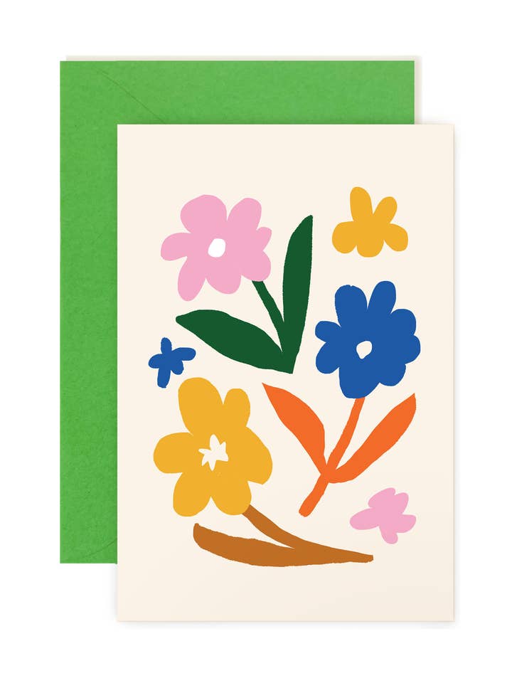 Sunny Flowers- Mini Note for wholesale by Karen Schipper