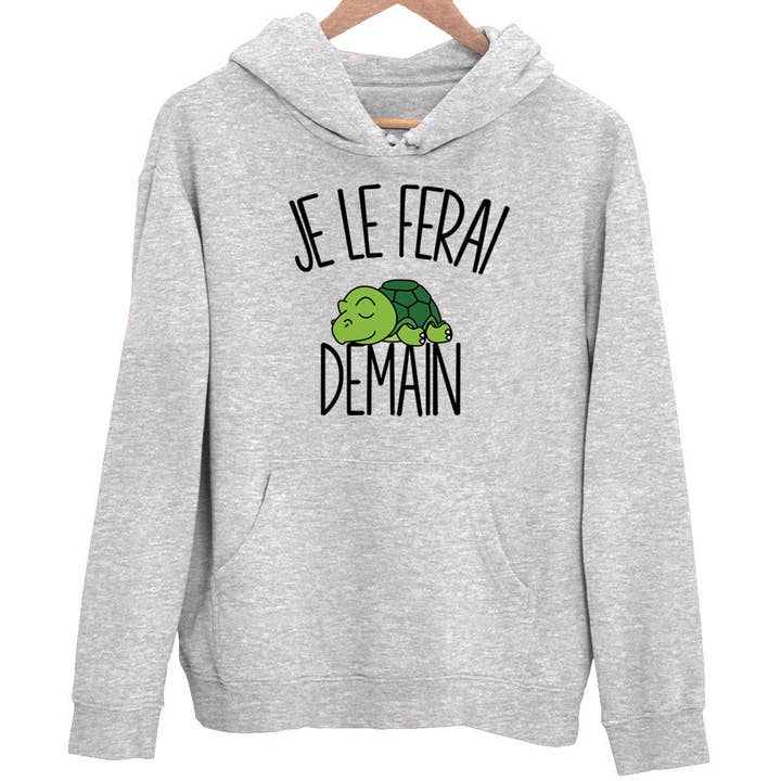 Turtle Hoodie | I'll do it tomorrow for wholesale by Planetee