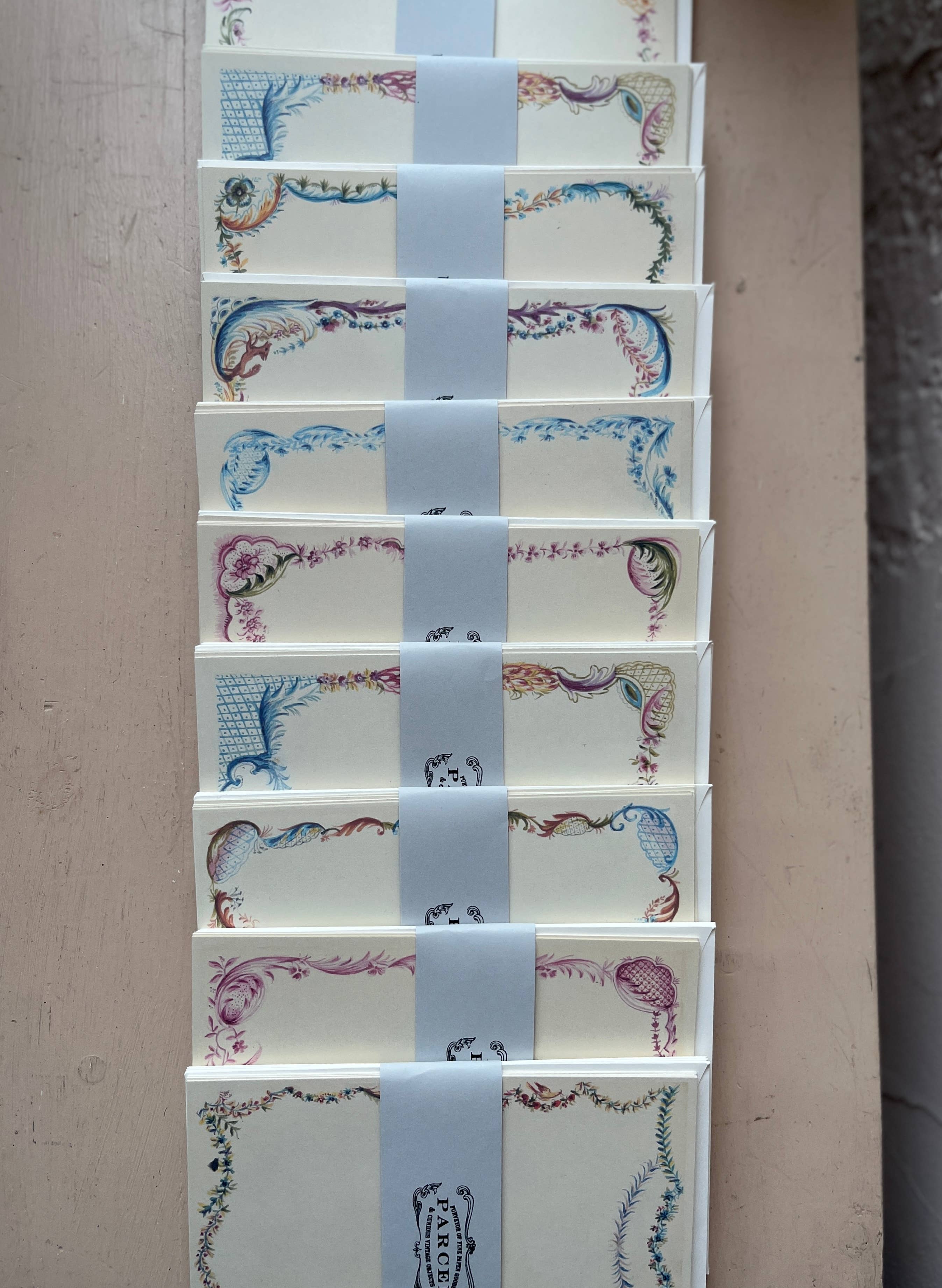 Parcel - Vente Assortiments de papeterie/cartes - Jeu de papeterie menu français I12