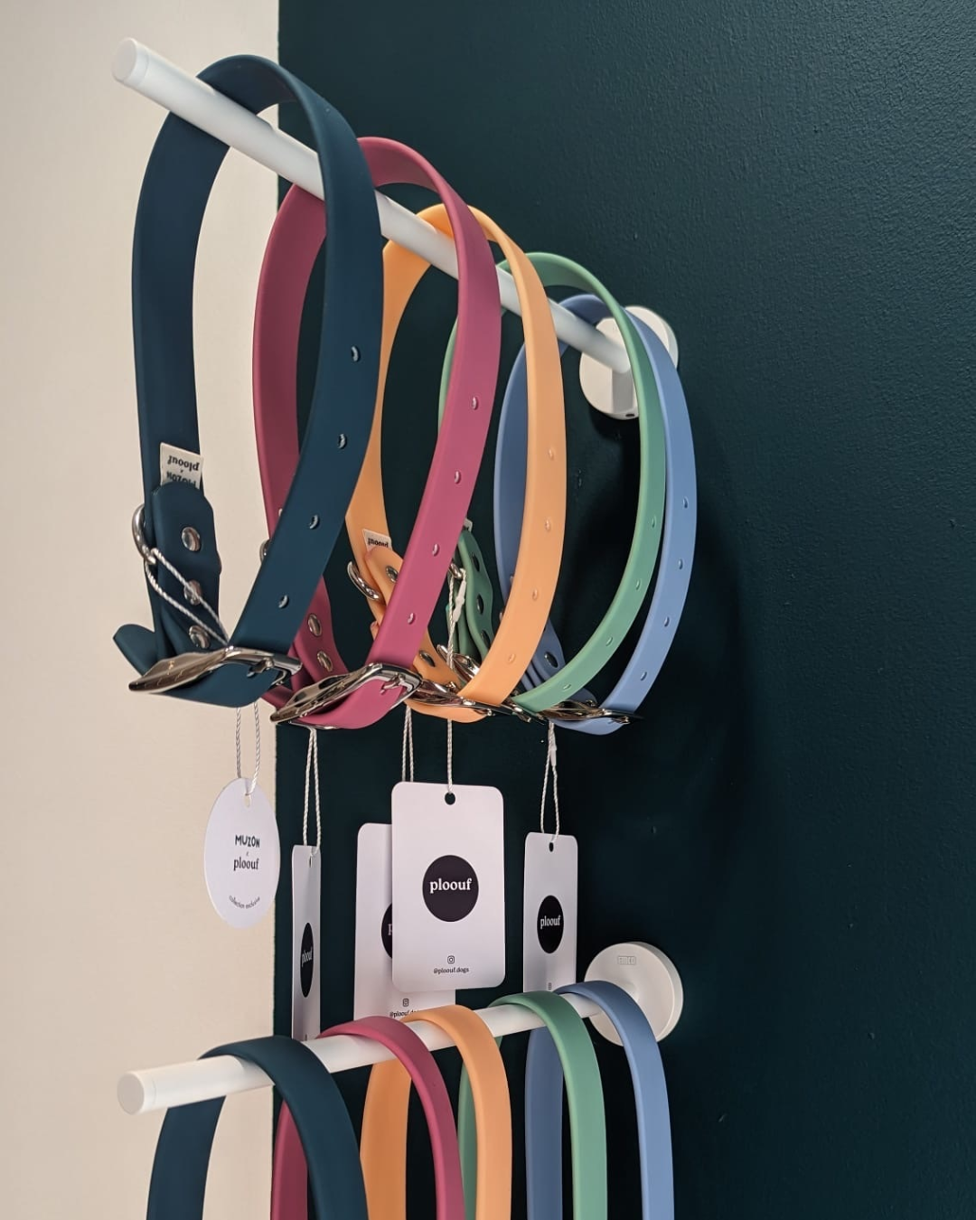 Ploouf Dogs – Engroshandel Halsbånd - Hund – Hundehalsbånd Raspberry Pink ”soft touch”1