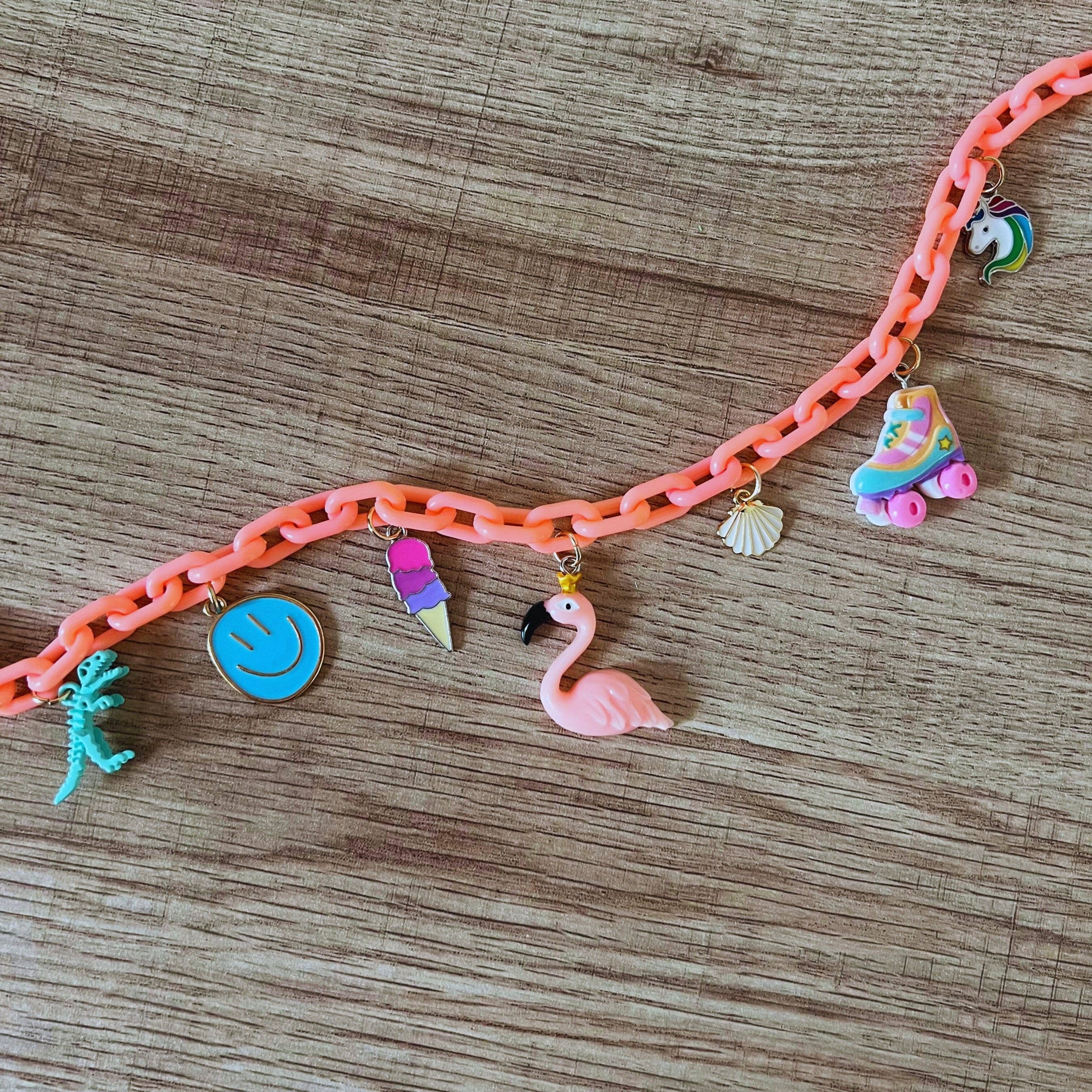 Wake and Make - Wholesale Kids Necklace - Kids - Summer Days Charm Necklace15