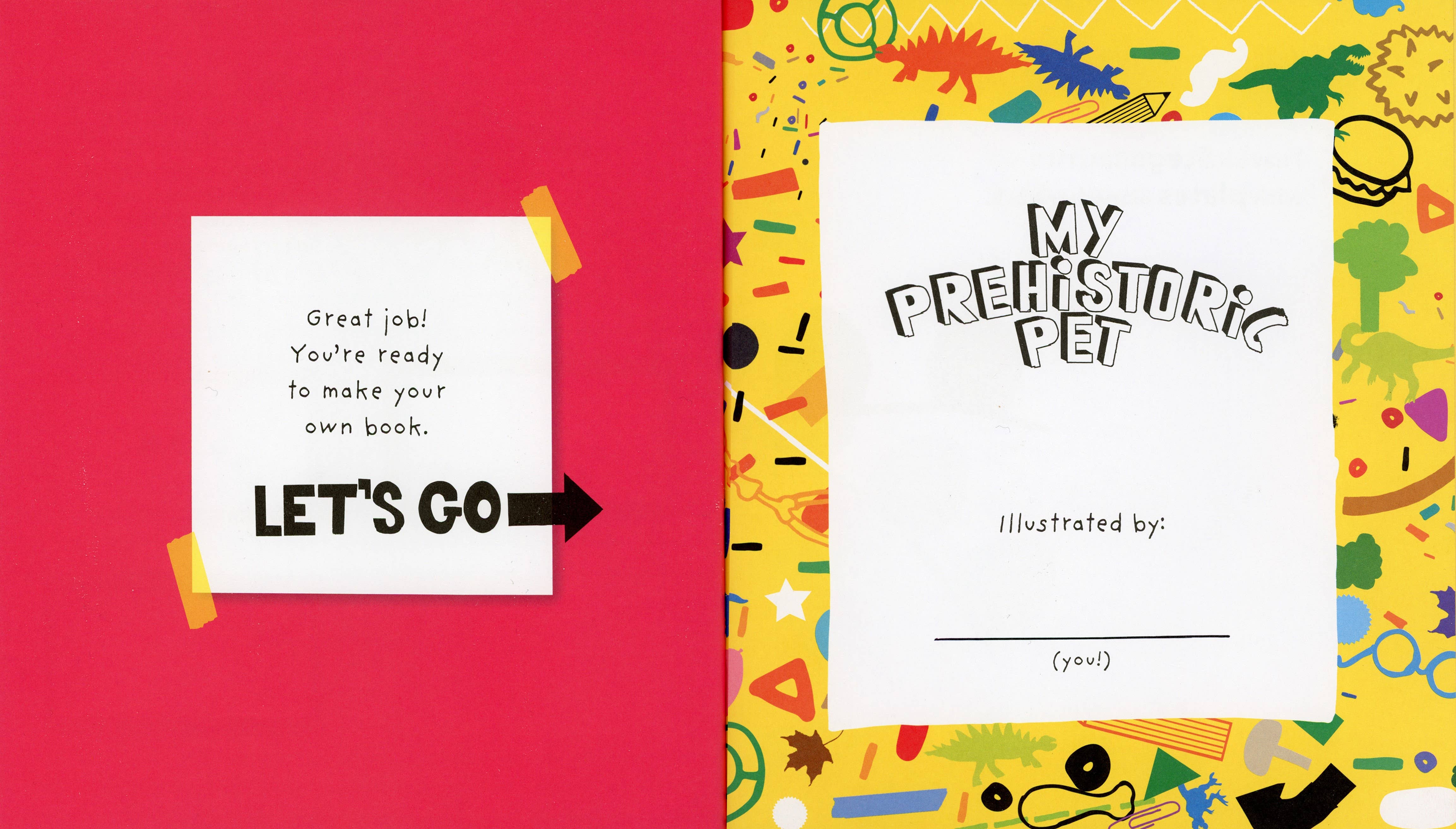 EDC Publishing - Wholesale Coloring & Activity Book - Kids & Baby - Illustrate This Book: My Prehistoric Pet4