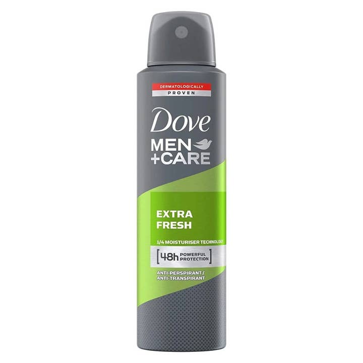 Dove Men+Care Antiperspirant Deodorant Spray, Extra Fresh Scent, 8.4oz for wholesale by First Choice Buying