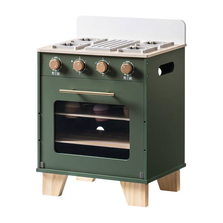 Robud & Mewoofun Official Store - Vendita all'ingrosso Set di giocattoli - Bambini - Set da gioco cucina per bambini con forno giocattolo in legno Robud2