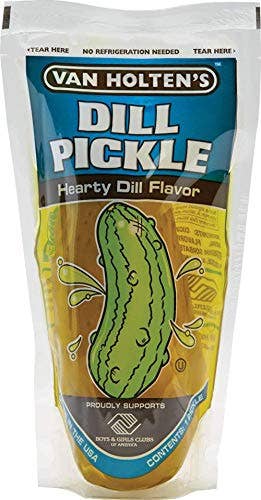 Shop The King - Wholesale Pickled Vegetables - Van Holten's Pickle In-a Pouch Variety Pack, 12 pickles, 3 of each Flavor of Kosher, Dill, Hot & Spicy and Sour Ready to Eat Single Serve Pickles3