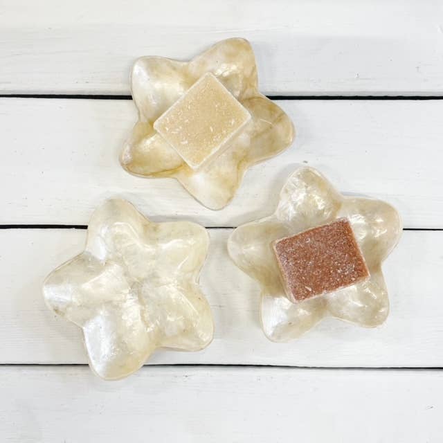 ByBazz - Wholesale Decorative Plate/Dish/Bowl - Schaaltje Schelp Capiz S Goud8