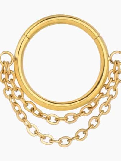 Chain Hoop Nose Ring for wholesale by oumo jewelry