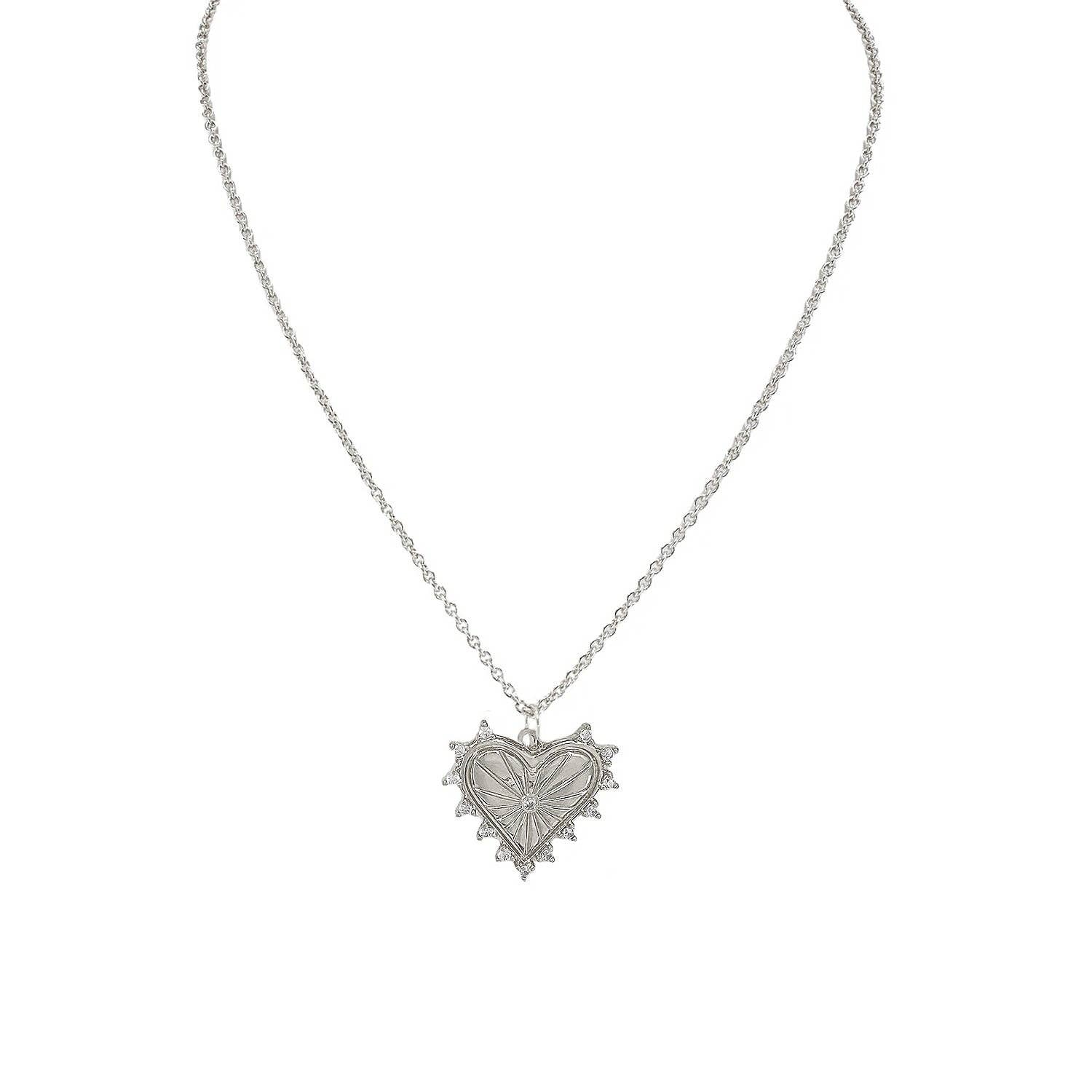 Love, Lisa - Wholesale Pendant/Charm Necklace - Sarah Starburst Heart Necklace2