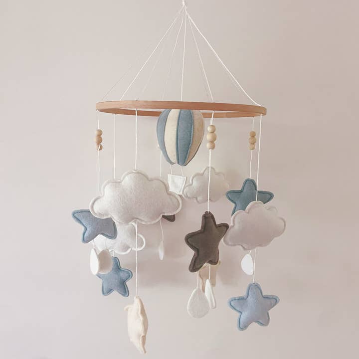 Timber Tinkers - Wholesale Baby mobile - Hot Air Balloon Nursery Mobile 3