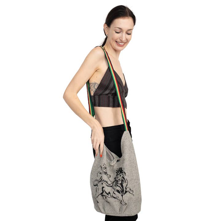 Lakhays Collection Inc. - Wholesale Shoulder Bag - Women's - Lion Of Judah Rasta Shoulder Bag