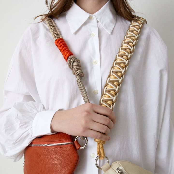 TIEFENBACHER LEHMANN - Wholesale Bag Strap - Women's - BAG STRAP - Chicago Taupe/Sole Short