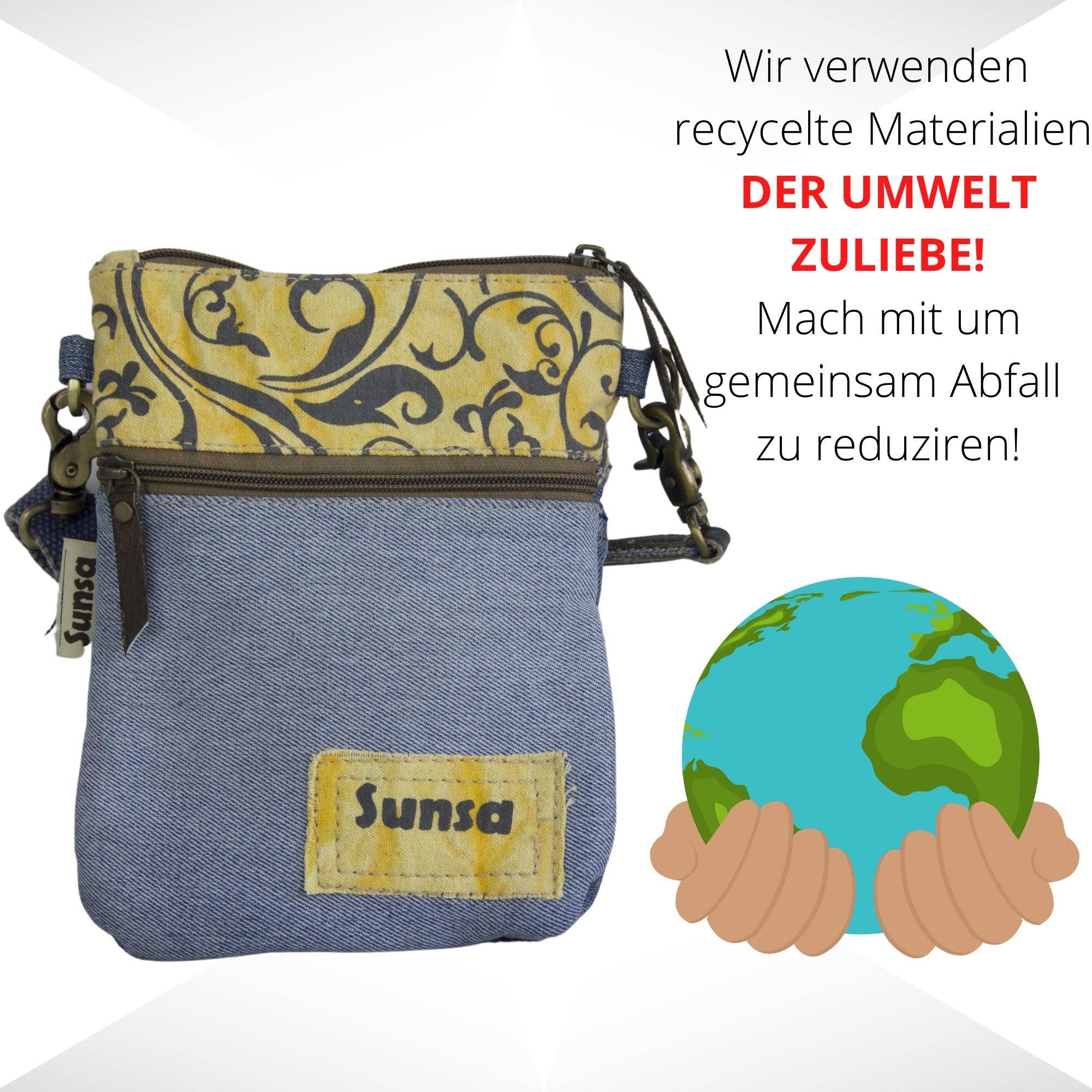 Sunsa - Vente Sac à bandoulière – femme - Sac à bandoulière durable Sunsa pour femmes. petit sac à bandoulière5
