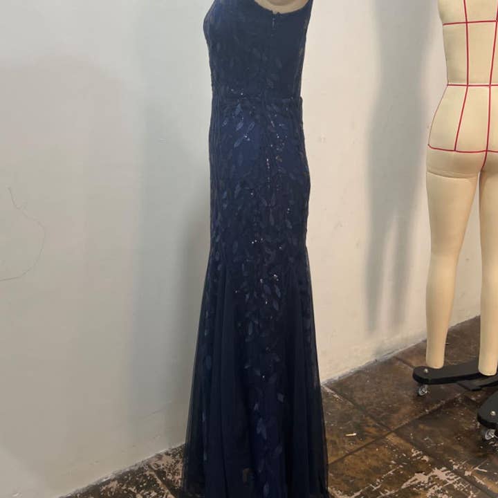 Rosa Clothing - Wholesale Dress - Women's - Sleeveless mesh fishtail maxi sequined dress8