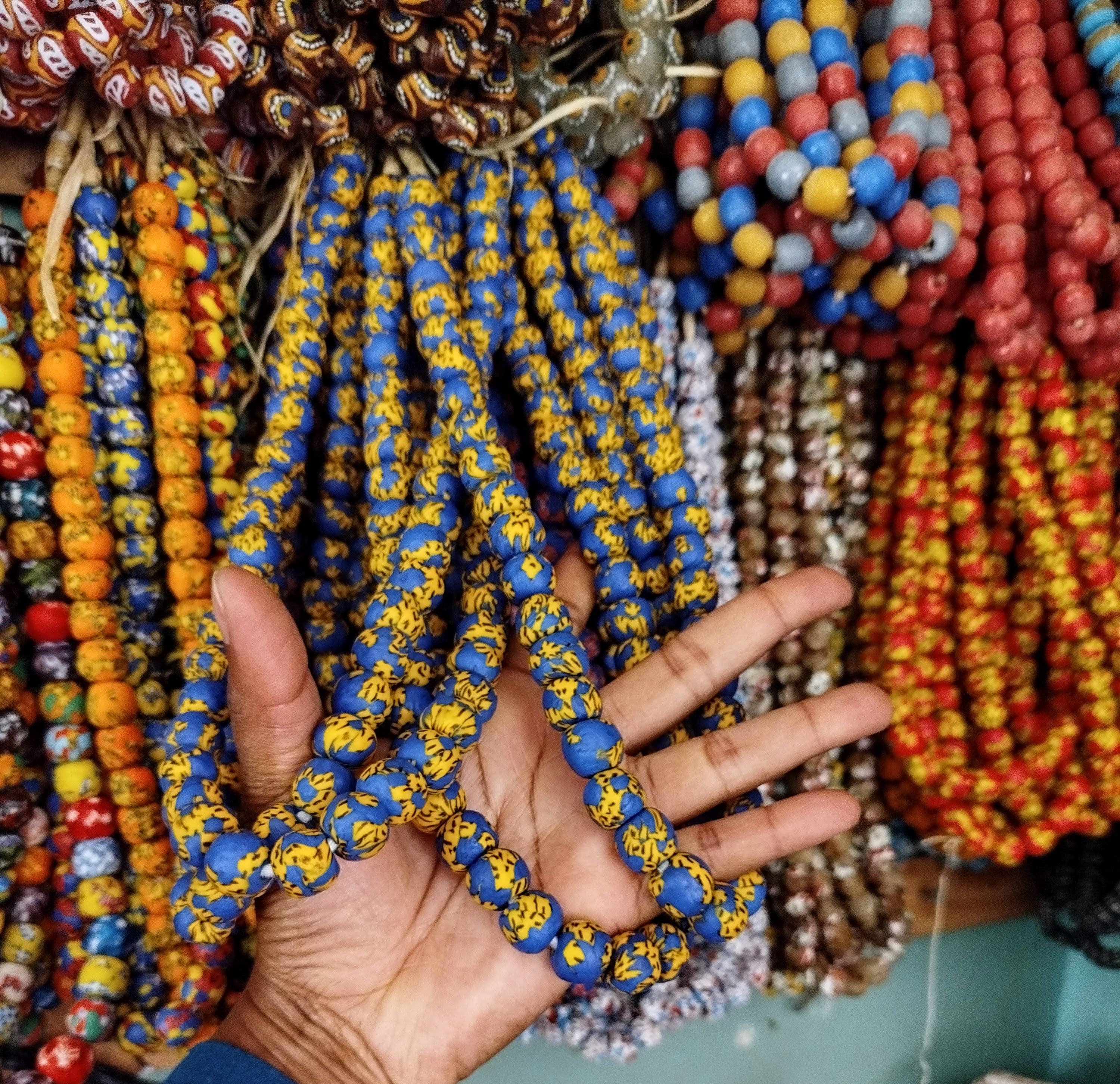 African Craft Collection - Wholesale Beads - Glass beads For Jewelry Making - Krobo Round Beads9