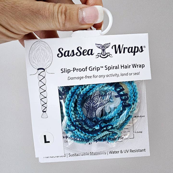 SasSea Wraps® - Wholesale Hair Tie - SasSea Wraps Hair Tie - Pistachio (L)7