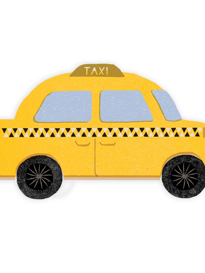 Yellow Cab - individuell klistermärke för wholesale av Isatopia