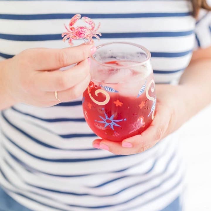 CRAB ACRYLIC STIR STICKS for wholesale by XO ACRYLICS | ACRYLIC STICKS