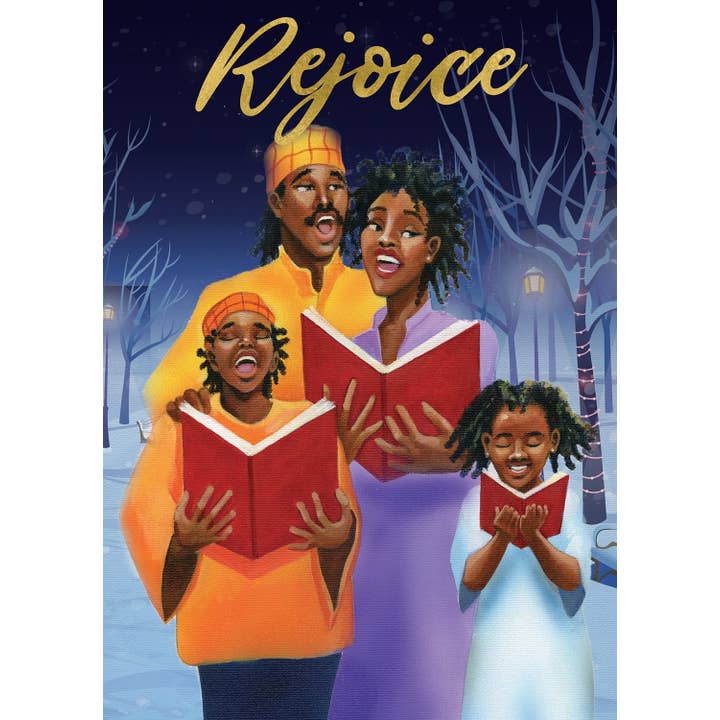 C984 Rejoice Christmas Card for wholesale by African American Expressions