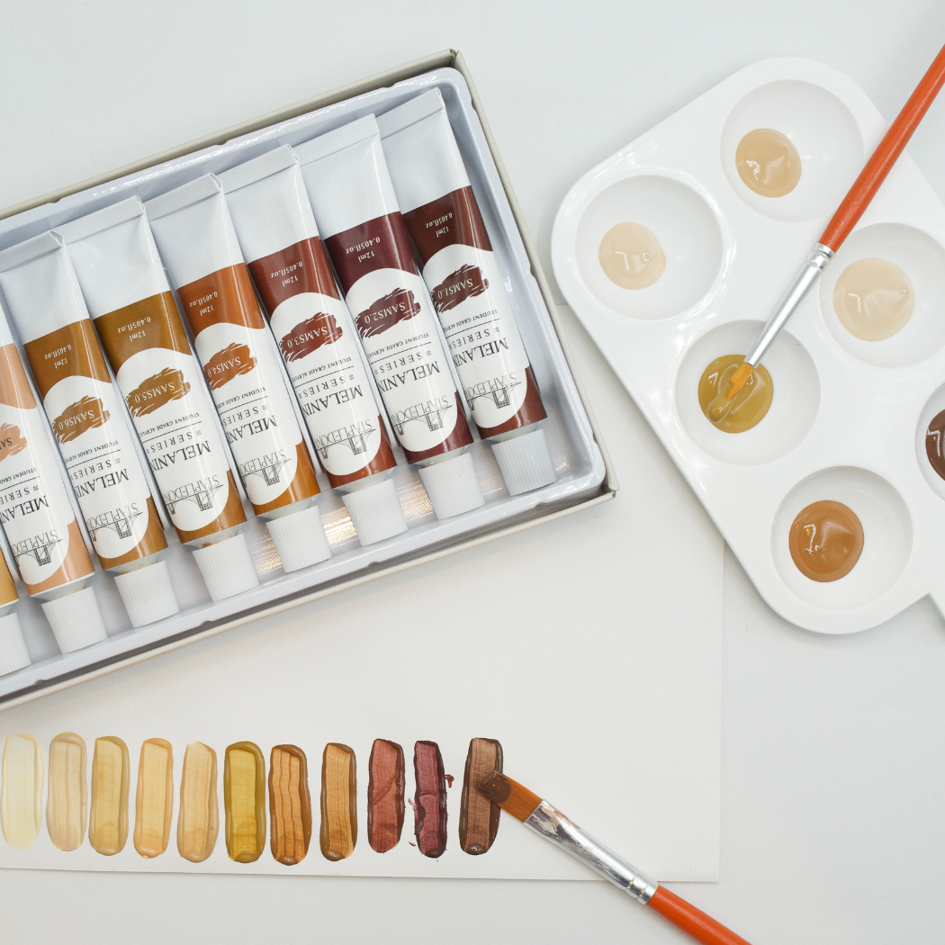 Stapledon Arts - Wholesale Paint Set - Skin Tone Art Supply Bundle - 6 Each1