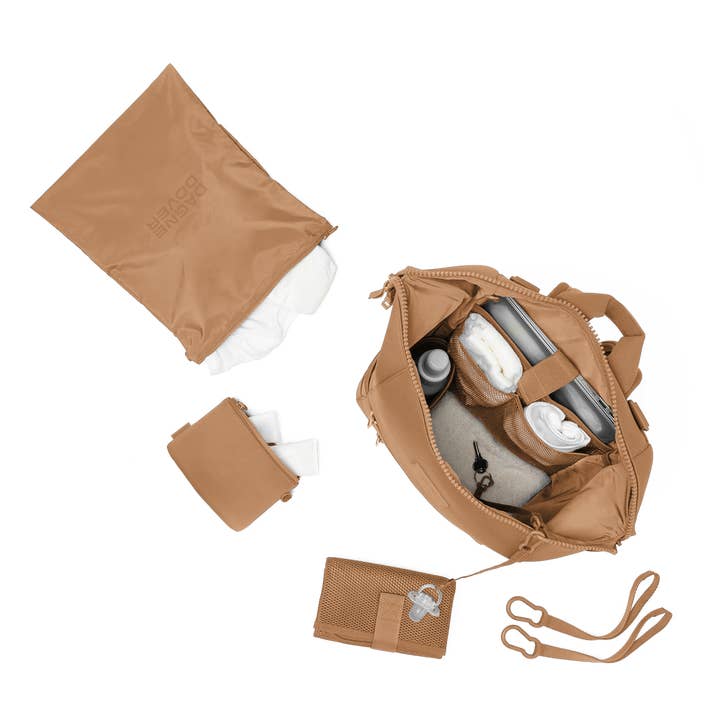 Dagne Dover - Wholesale Diaper Bag - Baby - Indi Diaper Backpack in Camel, Large1
