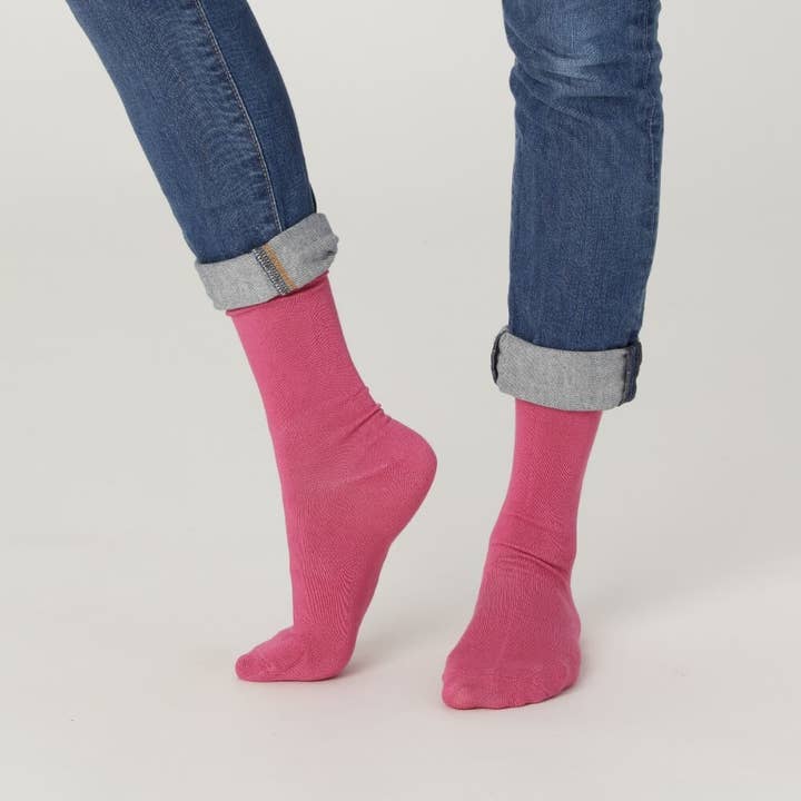 Bamboe sokken voor dames roze, sokken CPH voor wholesale door CPH Textiles