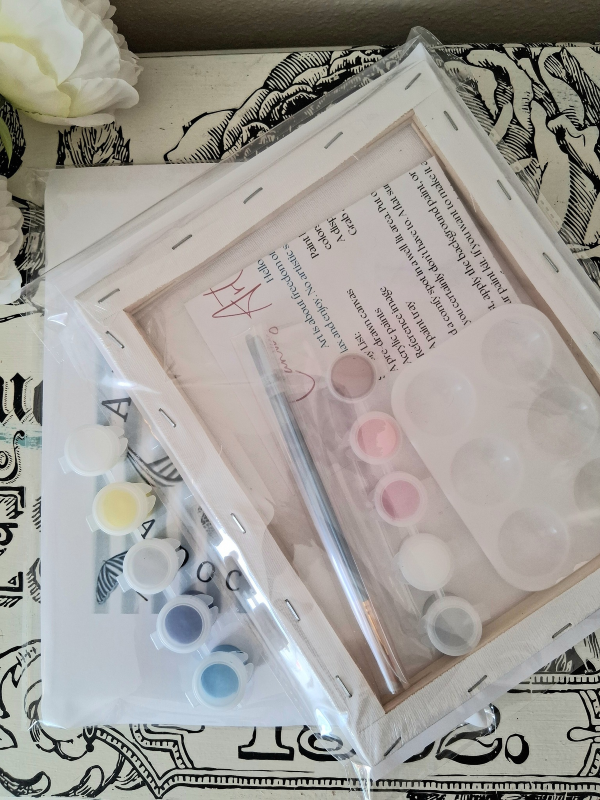 The Boozy Bookworm Art Kits – wholesale DIY craft kit – Boho Vintage Camper DIY Painting Art Kit ~ 2 sizes2