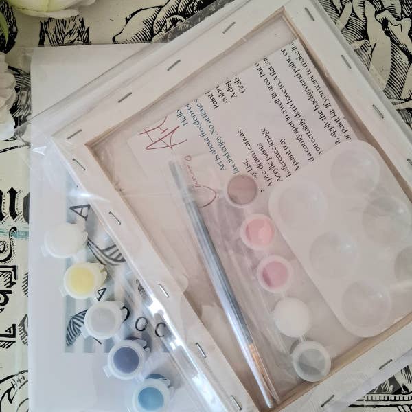 The Boozy Bookworm - Wholesale DIY Craft Kit - Reading Ladies DIY Painting Art Kit2