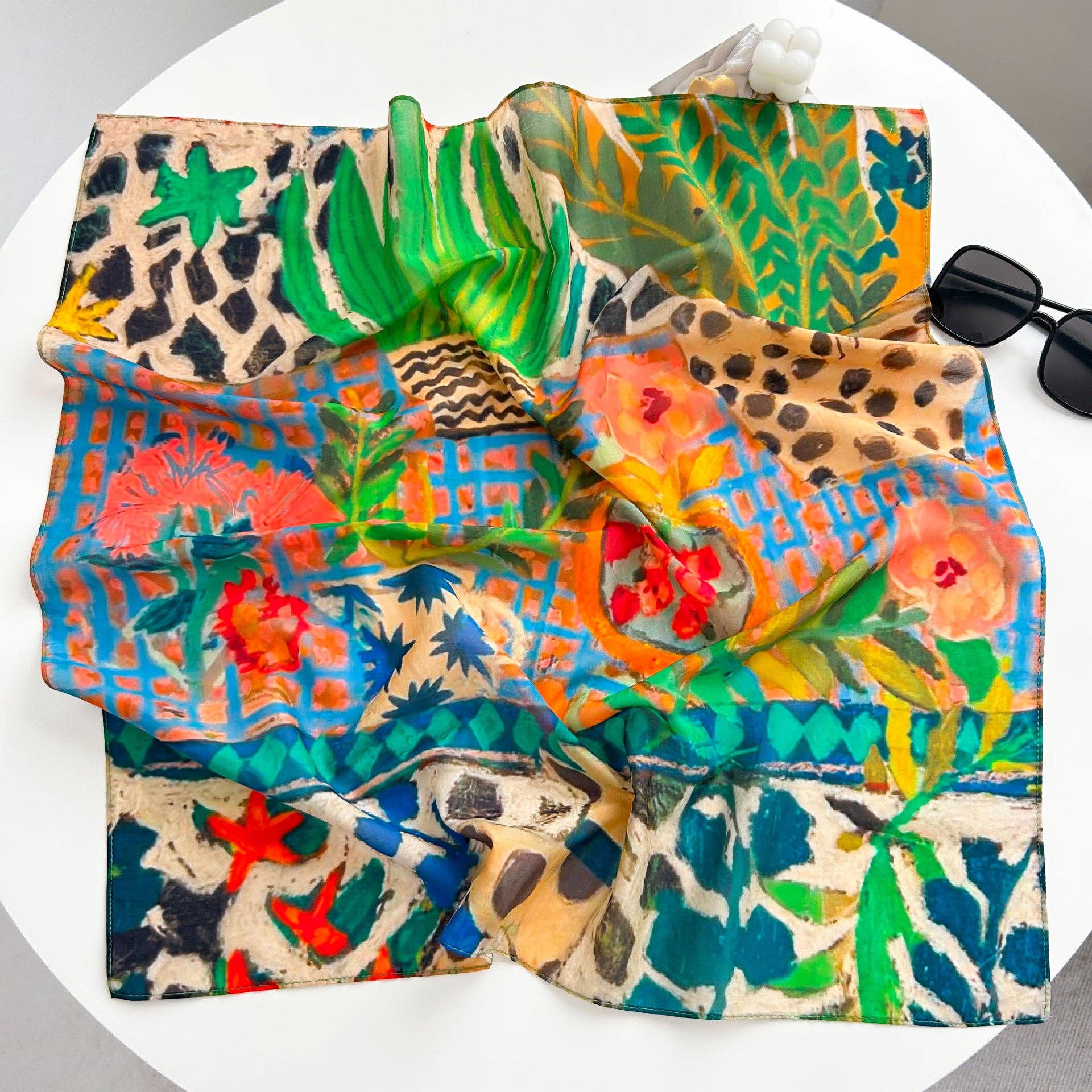 Marayn - Vendita all'ingrosso Sciarpa - Donna - Sciarpa in Misto Seta Leggera Primavera Estate Versatile65