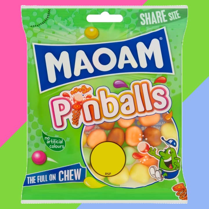 Gaffney's Sweets & Treats Wholesale – wholesale Gummy – MAOAM Pinballs 14x140g £1.25 PMP