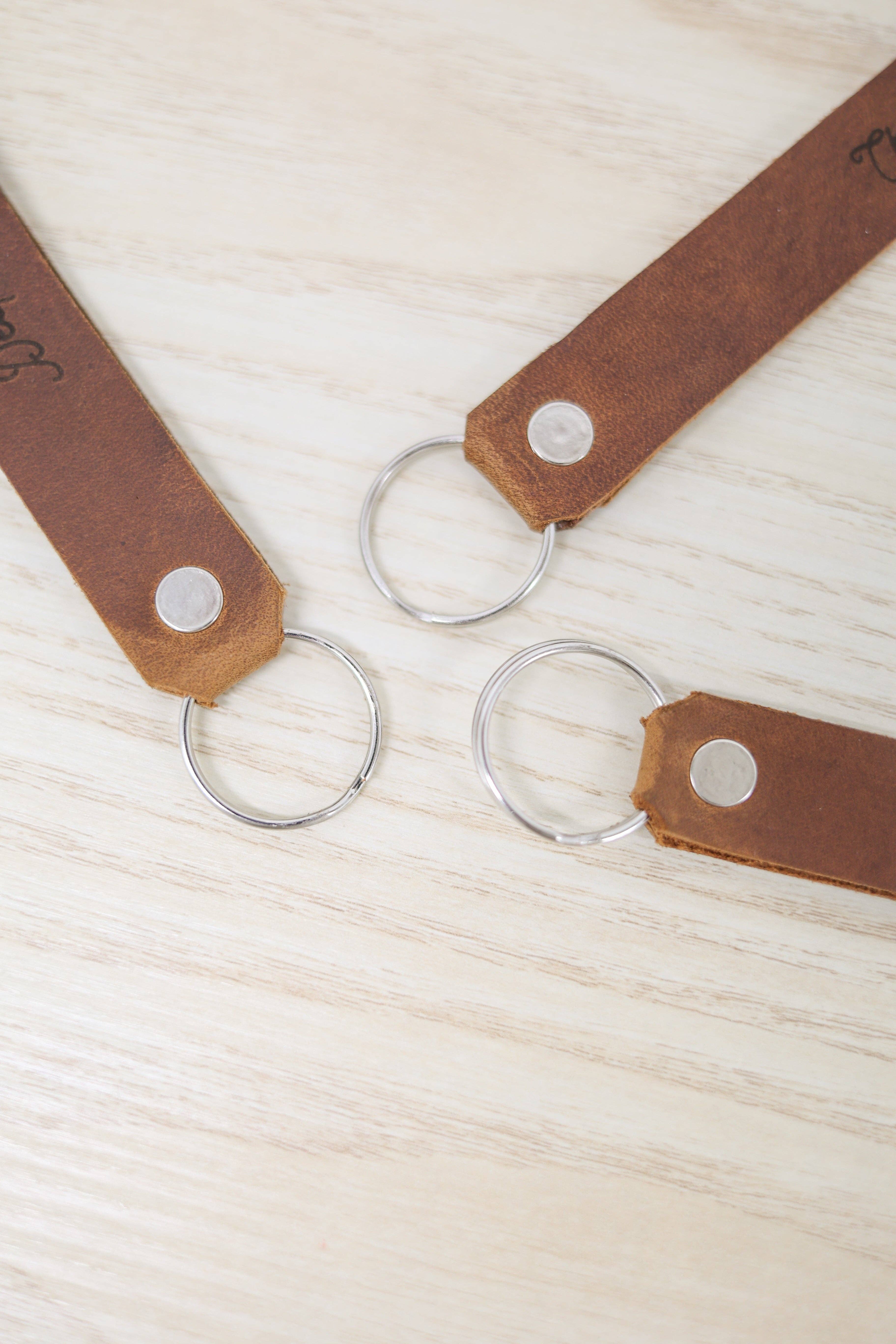 Jubilee Trading Co.  |  Ethical Trade Decor + Accessories - Wholesale Keychain - Unisex - It Is Well With My Soul Wristlet Engraved Leather5