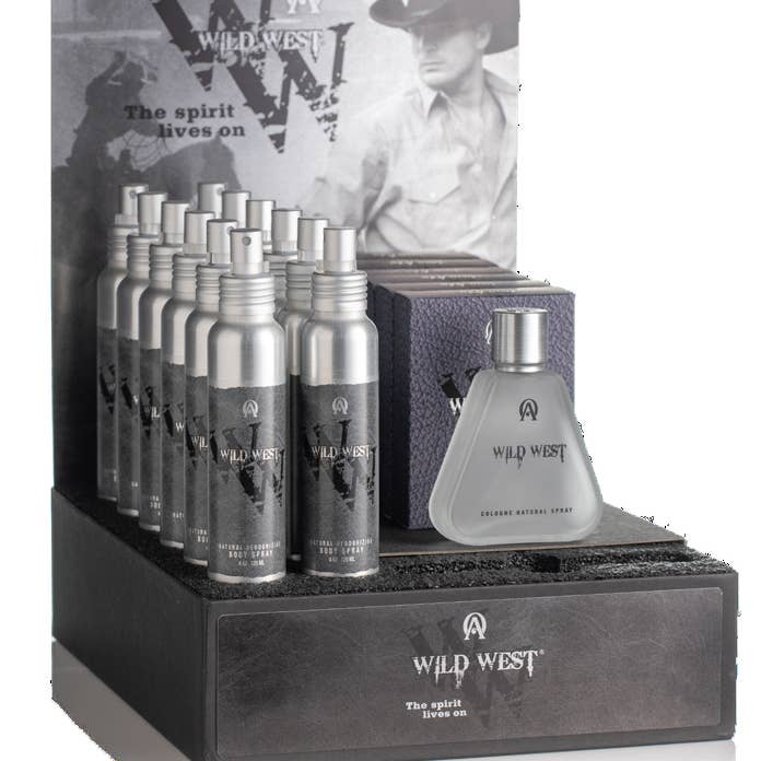 Annie Oakley Natural Perfumery - Wholesale Cologne Spray - Men's Wild West® for Him Cologne, Natural Spray3