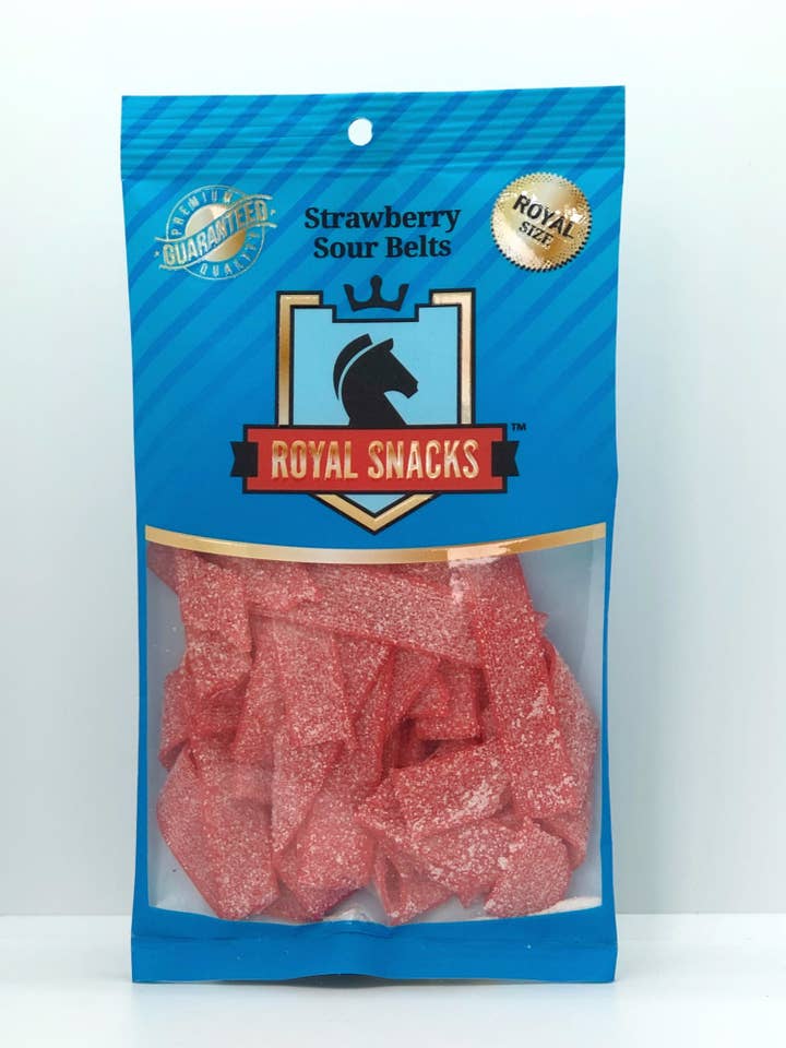 Tirinhas Ácidas de Morango por atacado de Royal Snacks Inc.