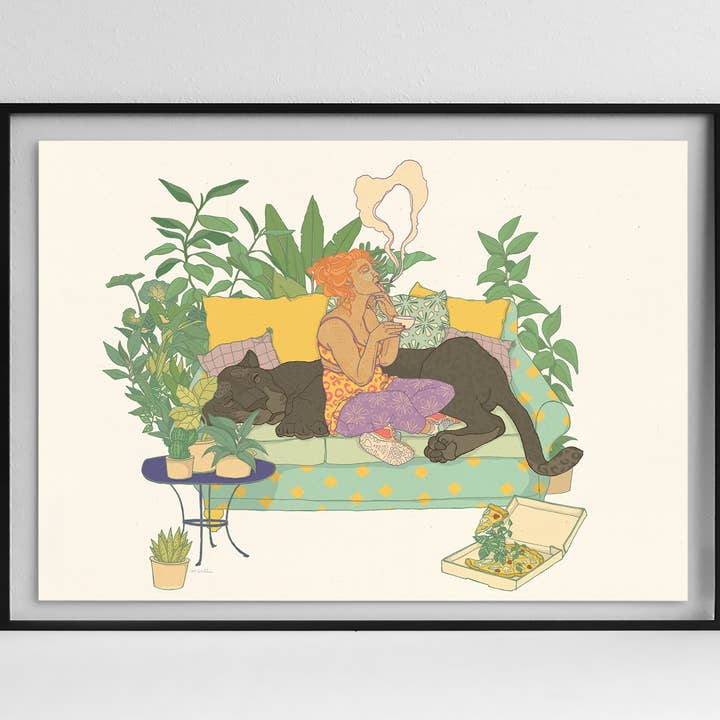 minttu illustrations - Wholesale Postcard - Postcard "Enjoy yourself, again"2