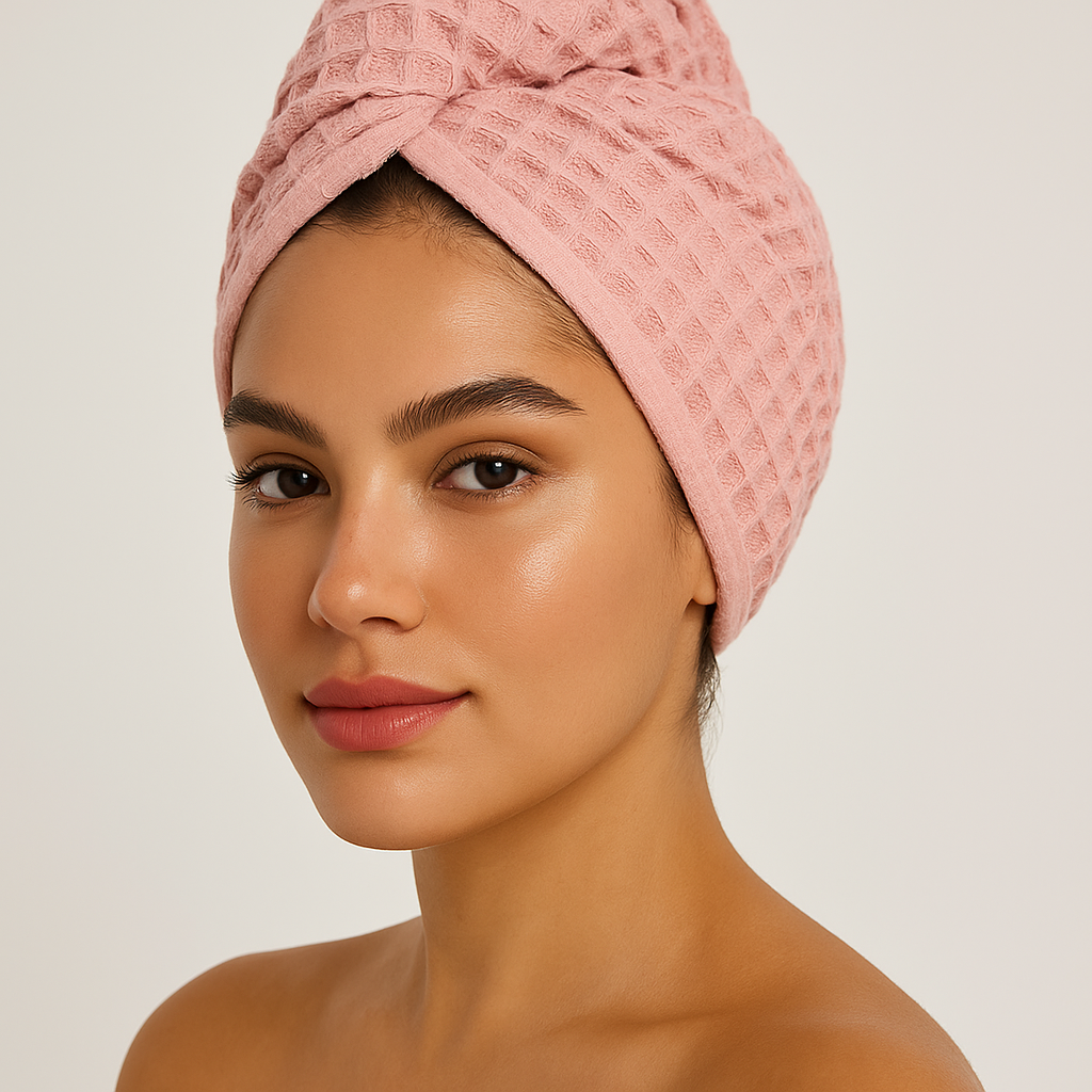 Giften Market - Wholesale Hair Towel/Wrap - Wrap 'N Dry Microfiber Cap for Healthy Hair- Gifts for Women5