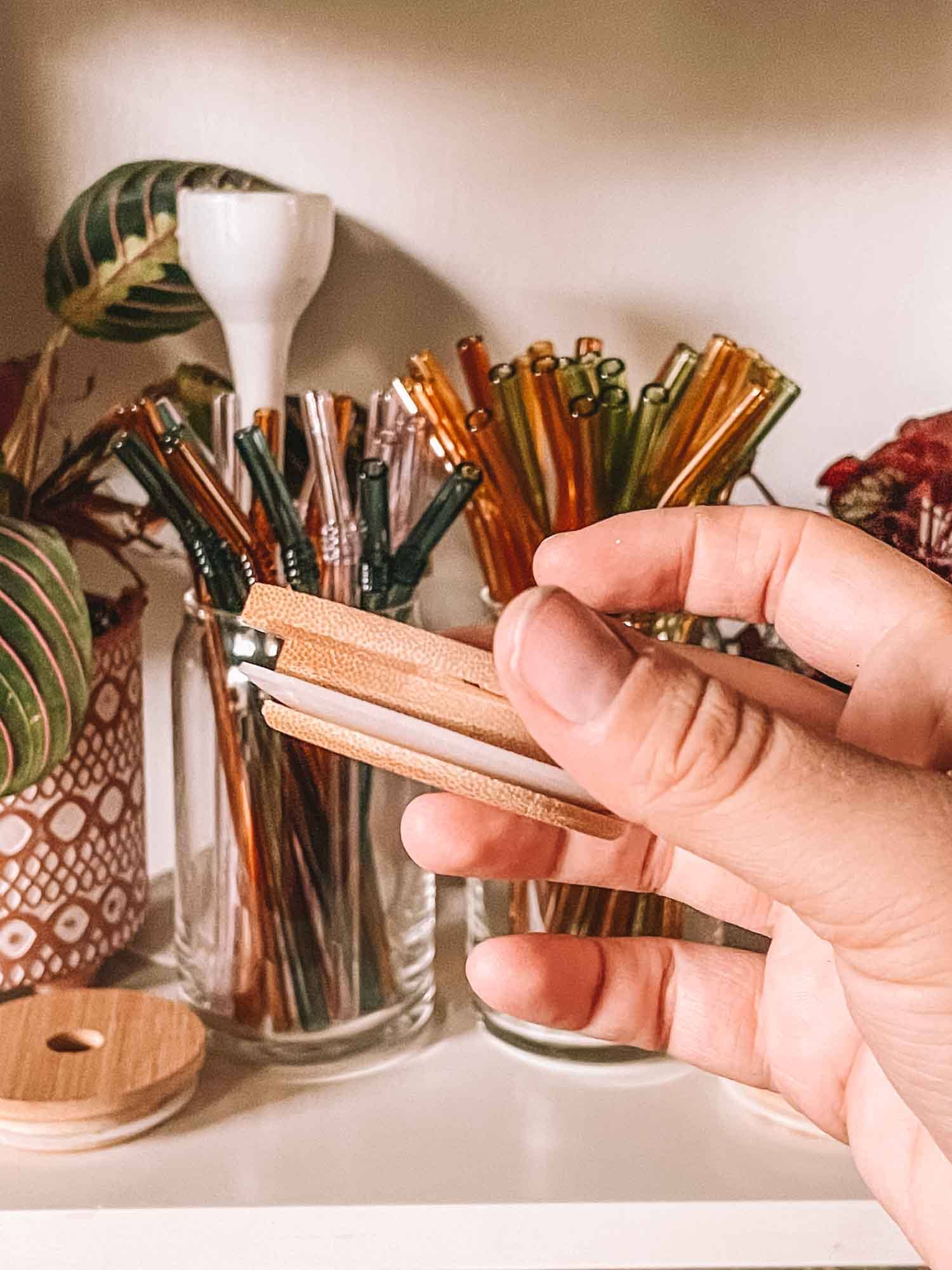 Cheerware – Engroshandel Drikkelåg – Bambus låg til dåse formet glas3