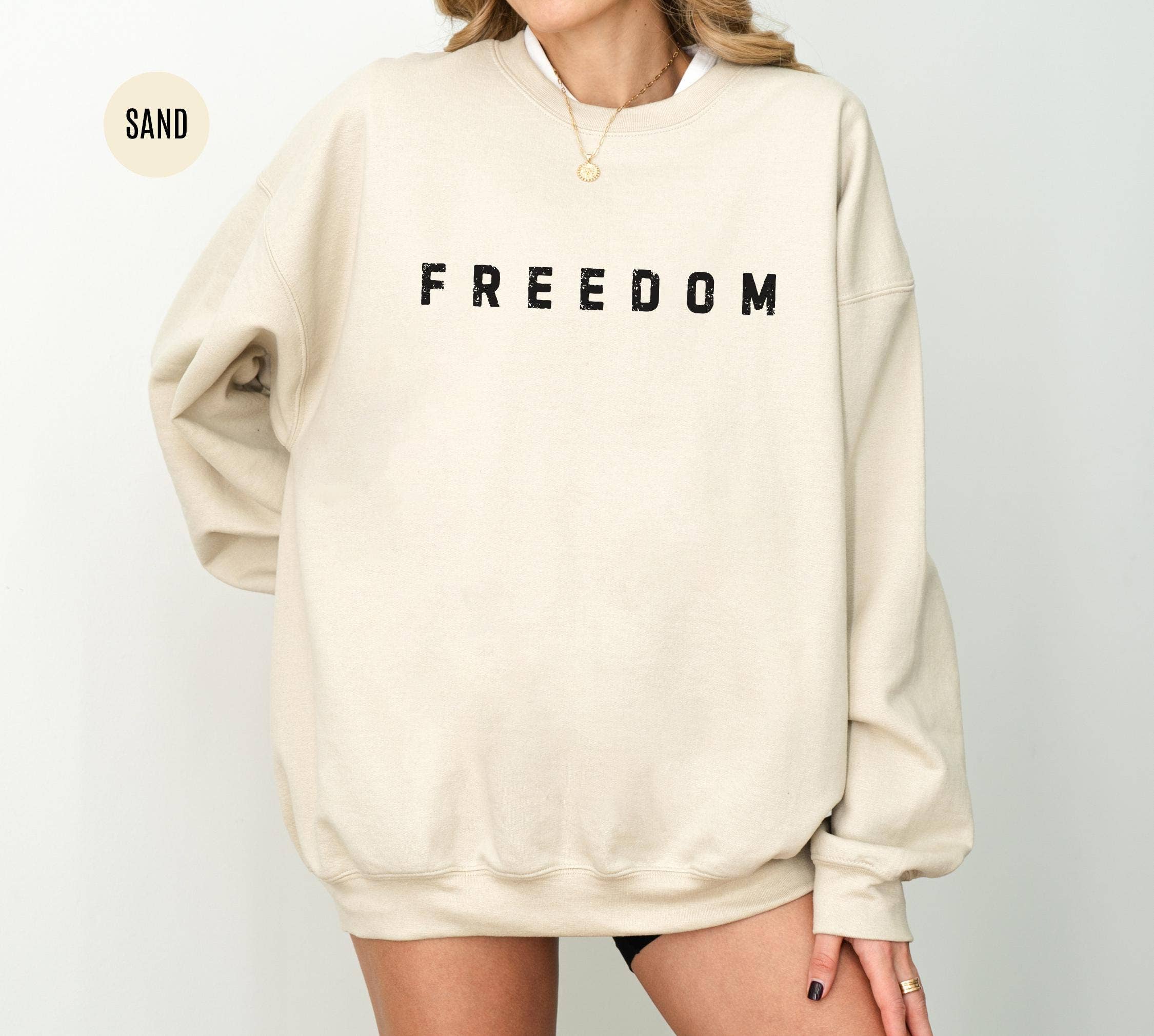 DLT Ecommerce - Wholesale T-Shirt (Graphic) - Women's - Charlie Kirk Freedom Sweatshirt, Charlie Kirk's Shirt2