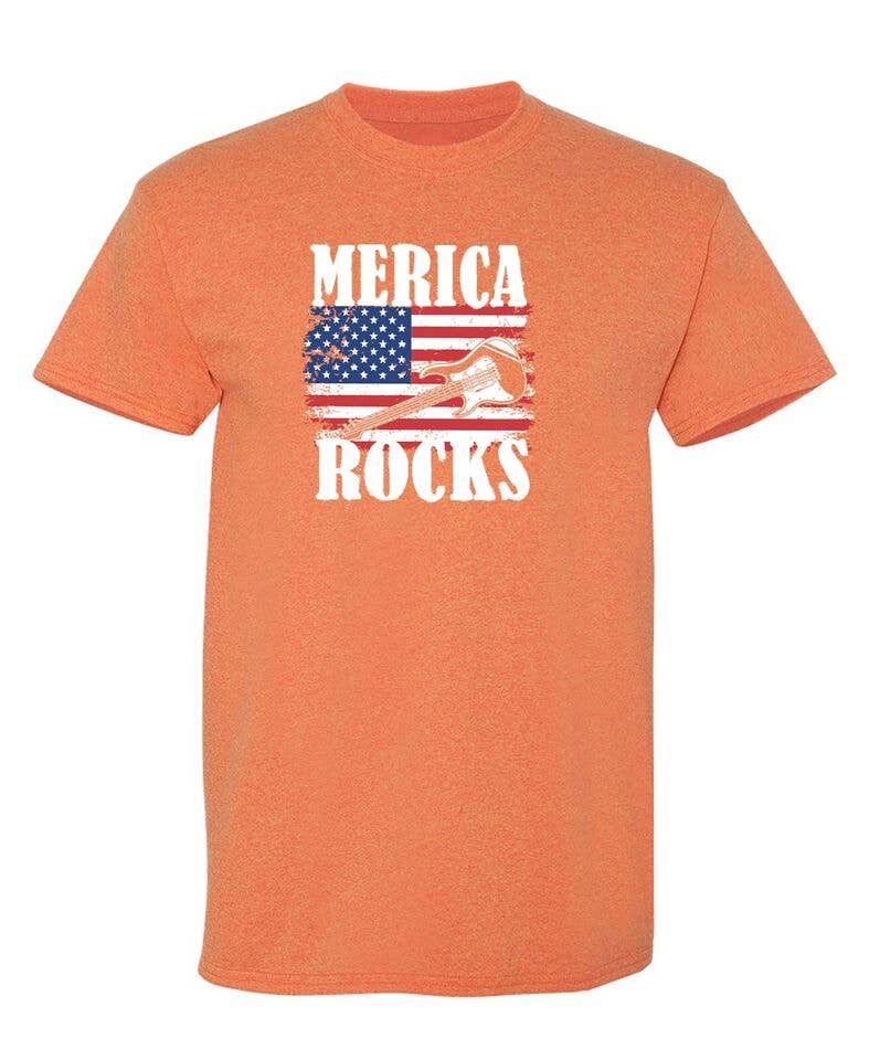 Feelin Good Tees - Wholesale Screen Printed T-Shirt - Unisex - Merica Rocks.5