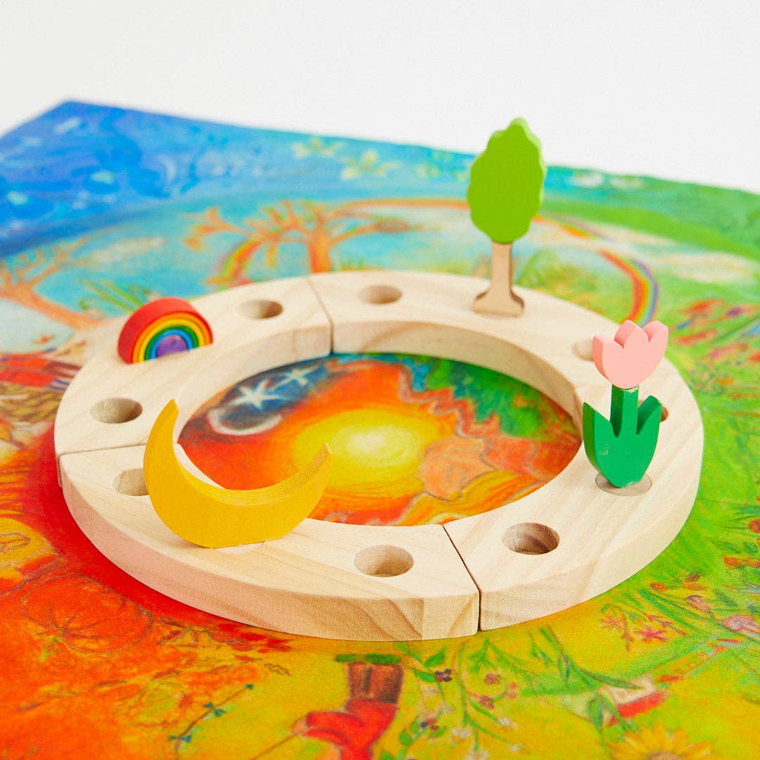 Sarah’s Silks - Wholesale Wood Toy - Kids - Wooden Birthday Ring3